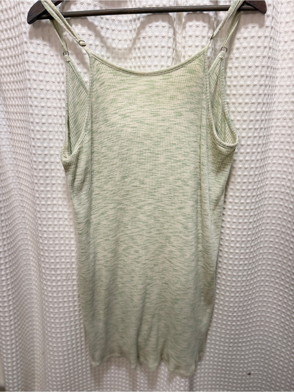 O'Neill Light Green Ribbed Mini Dress